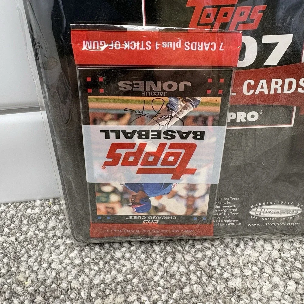2007 Topps‎ MLB Baseball Pack w/4-Pocket Portfolio New Sealed VTG Y2K